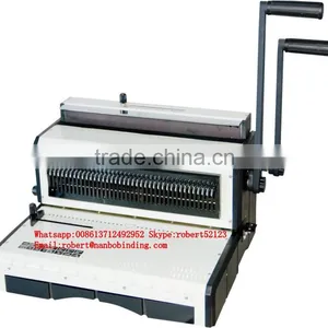 NanBo ET8809 Lower Price Factory Twin Ring Binding Machine, Twin Spiral Binding Machine thumbnail-2