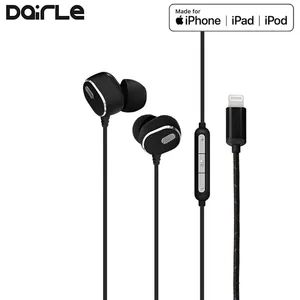 Black White Lighting Original Headphones Mfi Earbuds for Apple Iphone XS,XR thumbnail-2