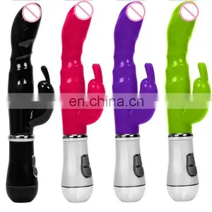 USB Charging Vibrator G-spot Clitoral Stimulator Dildo Women Female Rabbit Vibrator thumbnail-1