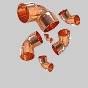 90 Degree Short Radius Copper Elbow FTG x C (copper Fitting, HVAC/R Fittings, A/C Parts) thumbnail-1