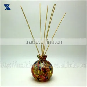 Gorgeous Hand Made Cased Glass Confetti Color Ball Vase Bud Vase Perfume Bottle Reed Diffuser thumbnail-1