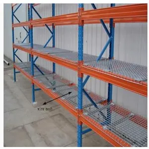 U Support Punch Pallet Flared Channel Heavy Duty Wire Mesh Decks Racks thumbnail-1