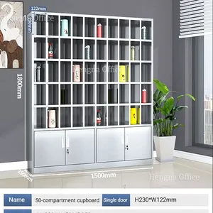Free-Standing Stainless Steel Tea Cup Holder & Display Shelf-Modern Office Pantry Furniture thumbnail-3