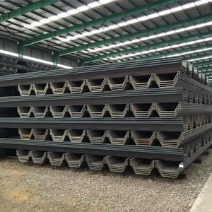 U-Shaped Cold-Formed Galvanized Hot-Rolled Steel Sheet Piles Q235B Grade AiSi Standard Model N-008 Steel Sheet Pile thumbnail-2