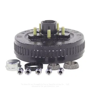 7000 Lb, 6-Hole | Food Trailer, Catering Trailer, Camping Trailer, Travel Trailer's Spindle Assembly and Straight Axle Assembly | Rear Axle thumbnail-1