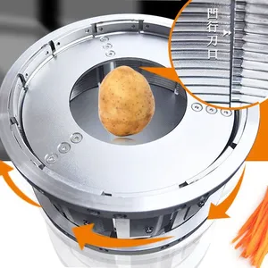 Industrial Cheese Slice Machine Automatic Slice Meat Machine Mango Peeling and Slicing Machine thumbnail-3