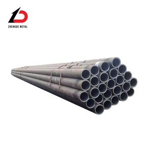 Q235 S235JRH 3 Inch 88.9mm Black Painted Welded Steel Pipes thumbnail-1