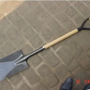 Shovel For Digging,Round Shovel, Garden Tool With D-Handle, 41 Inches In Overall Length, Wooden Handel Garden Shovel,Beach Shovel, Car Snow Shovel thumbnail-4