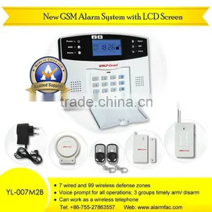 Hot Sale Hospital Intercom Voice Control Gsm Alarm Module Calling System GSM Mms Alarm Security System With LCD Screen YL-007M2B thumbnail-1