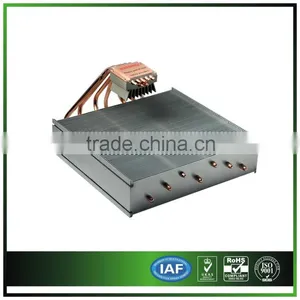 Customized Copper Heat Pipe Cross Fin Heatsink thumbnail-1