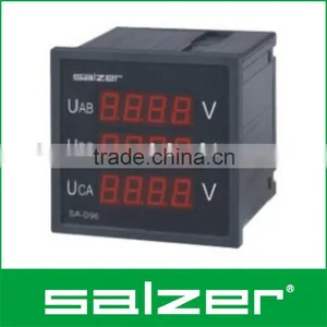 Salzer Brand 96 Three Sets Digital AC Panel Voltmeter thumbnail-1