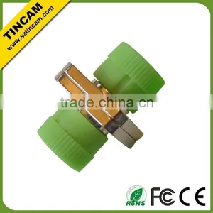PC/APC Simplex Metal Fiber Optic Adapter thumbnail-1