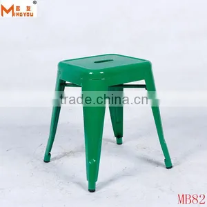 Vintage Cheap Commercial Metal Bar Stools(18 Inch) thumbnail-2