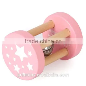 Bad Baby Toys Wood Handbell Baby Rattles thumbnail-2