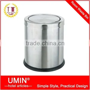 Stainless Steel Top Flip Cover Waste Bin thumbnail-1