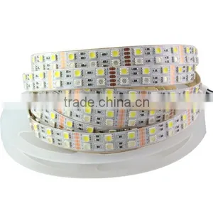16.4FT Double Row 5050 RGB LED Strip 5M 600 Led SMD Led Fleible Light Ribbon Tape & DC 12V 10A Power & 86bo Dimmer Controller thumbnail-2