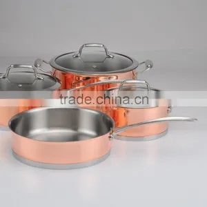 [BSCI Memeber] 7pcs Color Copper-spray Cooking Set thumbnail-1