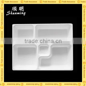 White Plastic Food Tray thumbnail-1