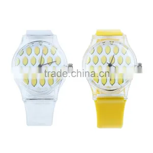 SL2035 Crystal Fruit Lemon Jelly Silicone Watches For Women Children Clock Plastic Girls Ladies Dress Wrist Watch Erkek Kol Saat thumbnail-3