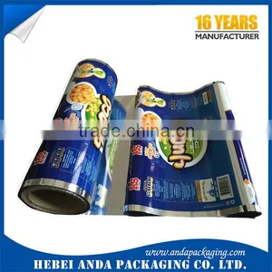 Flexible Packaging Potato Chips Packaging Material/potato Chips Packaging Bag/snack Plastic Film Roll thumbnail-1