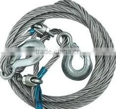 Car Mulfunction Use Quality Steel Wire Tow Rope thumbnail-1
