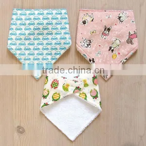 100% ECO-Friendly Orgainc Cotton Baby Bandana Bibs thumbnail-1