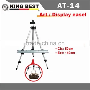 KINGBEST Aluminum Easel and Display Stand (AT-14) / Telescopic Folding Easel / Painting Easel thumbnail-1