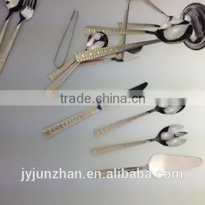 Golden Stainless Steel Cutlery Sets Spoon Fork Knife With Low Price-- Direct Factory in Jieyang thumbnail-3