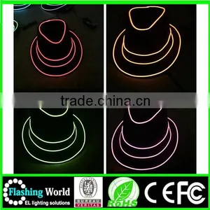 High Quaity EL Wire Cap,Led Wire Cap.light up Cap thumbnail-5