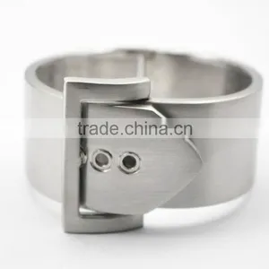 Personalised Men's Wide Punk Bracelet Alloy Belt Bangle Bracelet Wholesale thumbnail-1