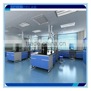 Medical College Chinese Modern Design Laboratory Wood Side Table thumbnail-4