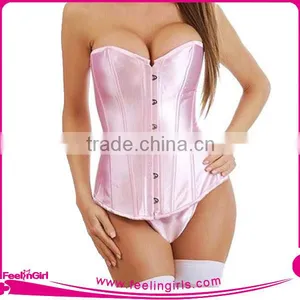 Wholesale Half Cup Big Girl Sexy Corset Tops Bustier thumbnail-3