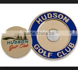 Custom Metal Golf Ball Line Marker With Clip thumbnail-3