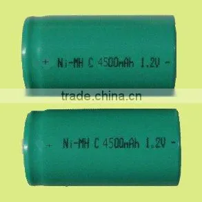 High Capacity C 4500mAh 1.2V Ni-MH Rechargeable Battery thumbnail-1