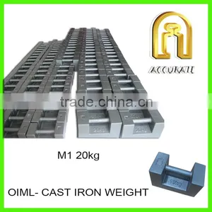 OIML M1 Class Test Weight 1000kg 500kg 20kg Cast Iron Weights, Cast Iron Casting Weight thumbnail-1