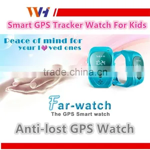 GSM GPRS GPS Locator Tracker Anti-Lost Child Guard for IOS Android Smart Kid Wrist Watch thumbnail-6
