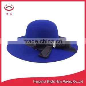 Ladies 100% Wool Felt Hat thumbnail-3