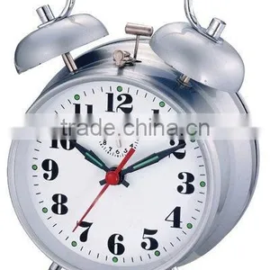 3.5 Inch Metal Case Mechanical Alarm Clock, Desktop Clock, Bedside Clock thumbnail-1