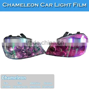 Removable PVC Material Pink Car Light Chameleon Wrap Foil thumbnail-4