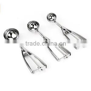 Customed Package Ice Cream Scoop Cookie Scoop Melon Scoop 3 Pc Set - Select 18/8 Stainless Steel thumbnail-4
