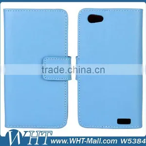 High Quality Leather Flip Cover Case for HTC One V, for HTC One V Cover Case thumbnail-1
