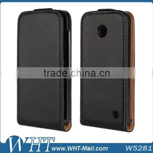 China Factory OEM Products Wholesale Leather Flip Case Back Cover For Nokia Lumia 630 thumbnail-1