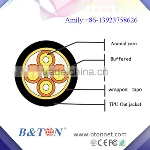 2core /4core Field Tactical Outdoor Compund Fiber Optic Cable TPU thumbnail-1
