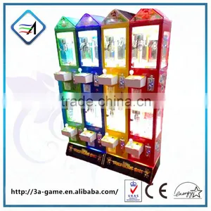 Kids Plush Mini Candy Toy Doll Claw Crane Vending Claw Game Machine thumbnail-1