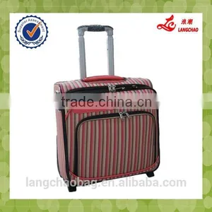 Newly Design PVC Material 16 Inch Aluminum Real Push Trolley Wholesale Type Boarding Luggage thumbnail-3