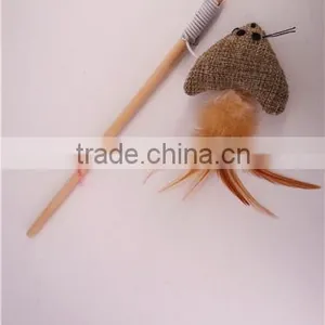 Mouse With Feather Cat Swing Toys With Sticker Toy Wholesale Cat Toys thumbnail-2
