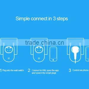 IOS Android Phone Free App Control Smart Wifi Socket Plug thumbnail-5