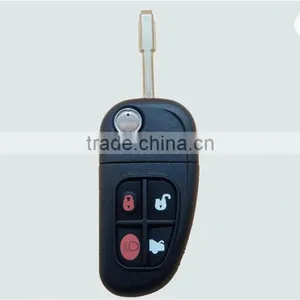 NEW Jaguar x Type for 4 Button Folding Remote Key Fob Shell Car Key Blank thumbnail-3