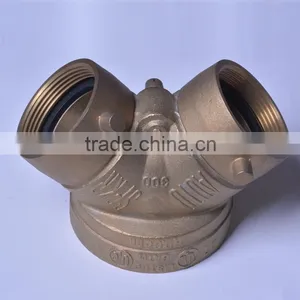 4''*21/2''*21/2''' Fire Department Connection Siamese Y Type Single Clapper Siamese FM/UL Listed Quality Choice thumbnail-1