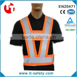 Polyester High Visible Reflective Vest Safety Products for Cars thumbnail-1